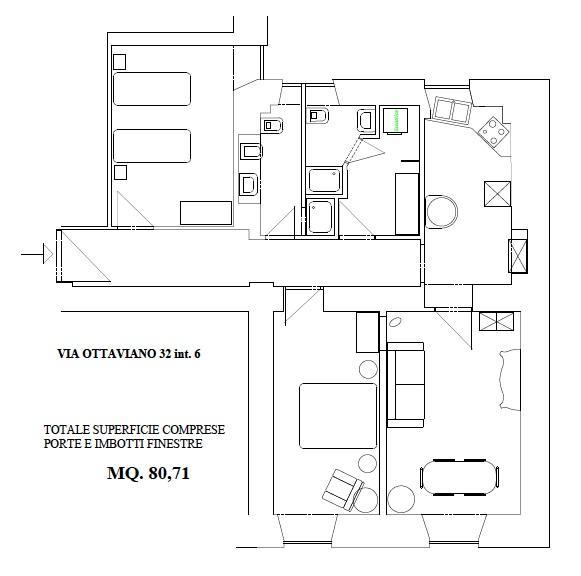 Apartamento Domus Ottavia In Roma Exterior foto